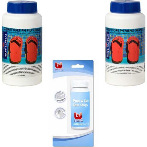KIT UNIVERSALE PER L'ANALISI PH PISCINA BESTWAY INTEX GRE LAPI