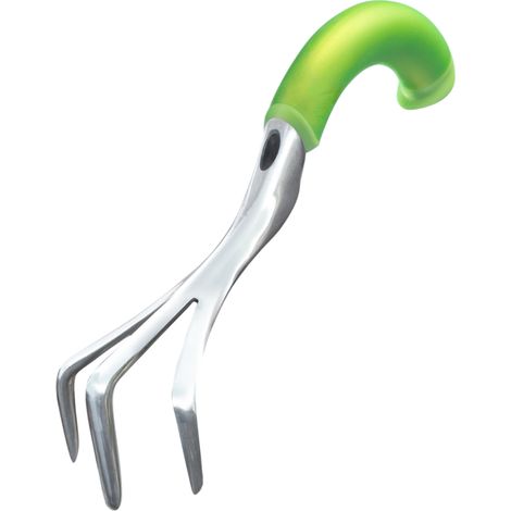 Ergonomischer Handgrubber - VENTEO - krallenförmige Zähne - Aluminiumklinge - Gartengerät