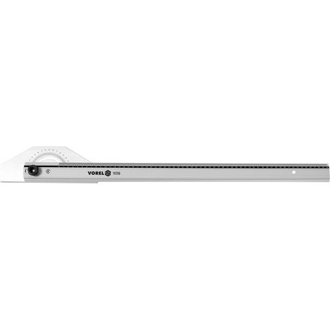 Vorel 18356 - Escuadra de aluminio, ideal para mediciones de precisión en proyectos de carpintería y construcción. (1/3)
