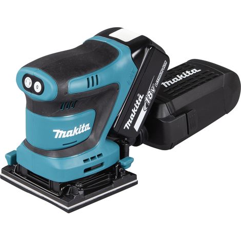 MAKITA DBO481Z LIJADORA ORBITAL 18V LXT 114X140MM PINZAS EQUIPAMIENTO Sólo máquina en caja de cartón