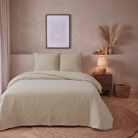 Parure de lit double en gaze de coton 260x240cm