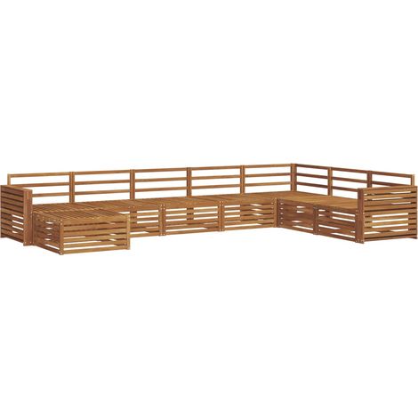 Set di divani da esterno 8 pcs Naturale vidaXL (1/5)