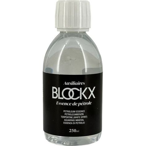 Essence de pétrole - BLOCKX - Flacon en verre - Solvant - D'origine minérale - Pour adultes