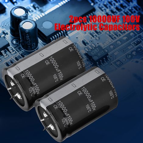 2 Kondensatoren mit je 10.000 µF und 100 V (1/5)