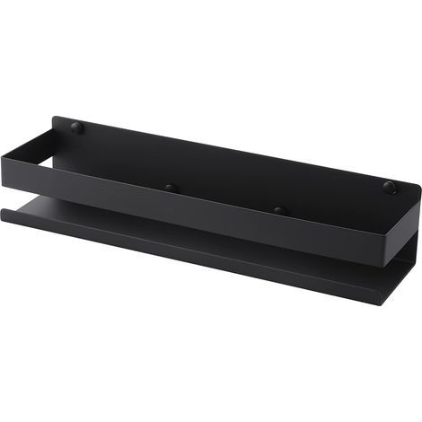 Shower Shelf Black, Bathroom Shelf Wall Mounted, Shower Caddy Screw Mounted Stainless Steel 40CM (1/5)