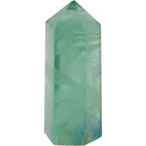 Fluorine Verte Colonne Cristal Naturelle Pierre Baguette Point,Pierre Guerison Méditation Décoration (1/4)