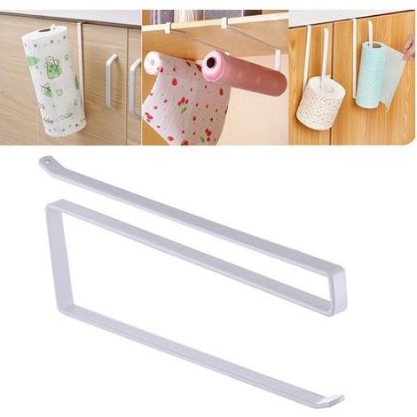 Distributeur mural en fer pour rouleau d'essuie-tout, support suspendu pour armoire de cuisine, porte-papier ménager (1/5)