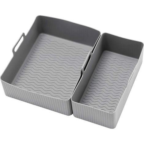 Airfryer-Einsatz, Backofen-Backkorb, grau (1/5)