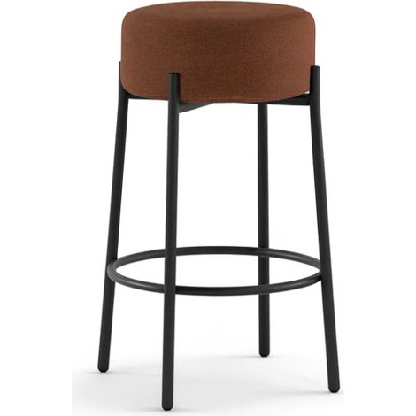 Toffee, Set di 2 Sgabelli in tessuto Vermiglio (41cm X 41cm H. 67cm) (1/5)