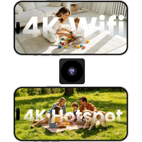 4K Mini Wireless Surveillance Camera, Wi-Fi or WiFi Options (1/5)
