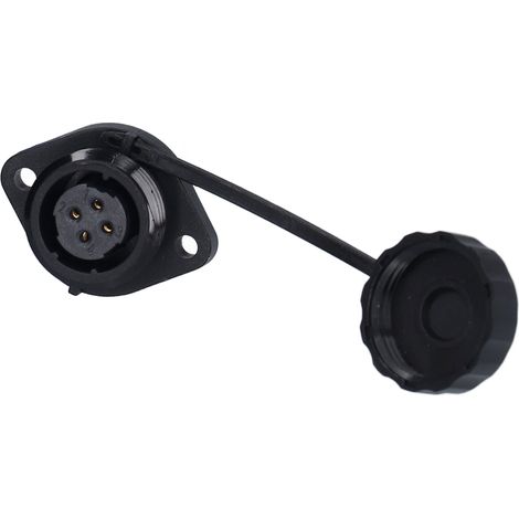 Connecteur aviation étanche SP16 à brides IP68 mâle femelle 4 broches 250V 5A pour câbles Φ6-7.5mm soudure filetage M16x1.5 boîtier PA66 PA6 (1/5)