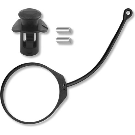 Cinghia elastica per tappo del serbatoio, cavo in gomma con occhiello, universale per Audi, VW, Seat, Golf e altri veicoli (1/5)