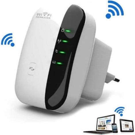 300M répéteur sans fil-n WiFi amplificateur de signal de routeur amplificateur d\'extension EU Plug (1/4)
