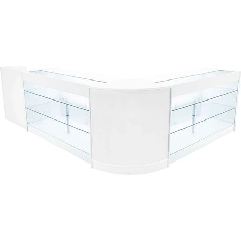 Aries LED Shop Counter Set CM60, TB60 & 2 x K1500 - White