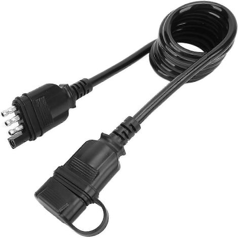 Adaptateur 7 broches à lame plate vers 4 broches pour remorque, étanche à la poussière, pour voitures, camions et camping-cars ( ) (1/5)