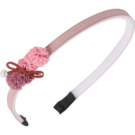 Fascia per capelli decorata per bambine, 1,5 cm, decorazione per capelli alla moda.