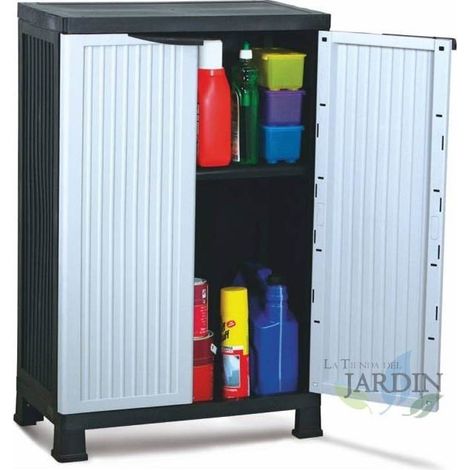 Niedriger Innenschrank aus Kunststoff 68x40x92 cm