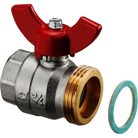 Valvola a sfera OV DN 25 1ZInt x 1ZExt tenuta piatta