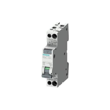 Interruttore Magnetotermico Differenziale compatto 1P+N 6kA Tipo AC 30mA C6