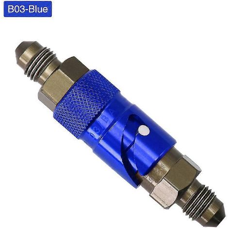 Alconstar - Kit adaptateur de raccord rapide pour durite de frein moto AN-3 en aluminium (compatible Honda et Yamaha) - B03 (1/5)