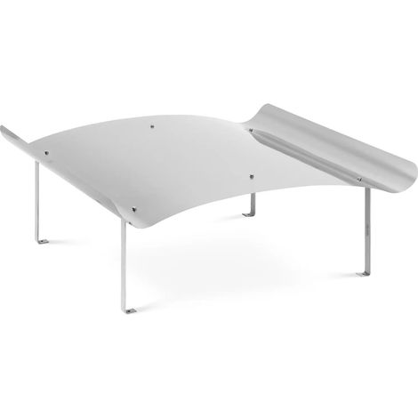 Chapeau de cheminée acier inoxydable 100 x 100 x 40 cm acier inoxydable argenté (1/3)