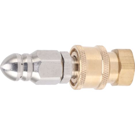 Buse d'égout compacte G1/4 à insertion rapide pour tuyau de vidange, raccords pour nettoyeur haute pression, filetage interne G3/8 (1/5)