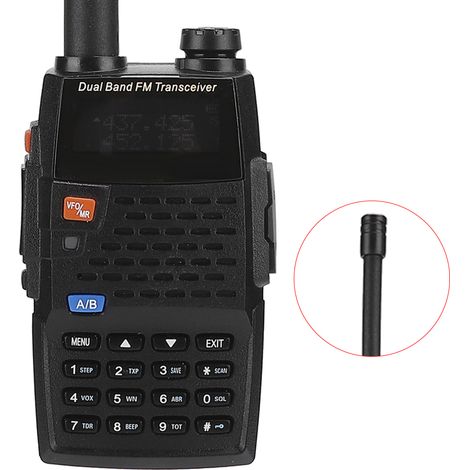 Radio-walkie marine étanche UV-F9+ IP67 UHF/VHF bibande (100-240 V) Royaume-Uni (1/5)