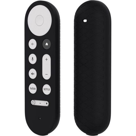 Housse de Protection - Télécommande Google TV Streamer 4K - Noir - Silicone Écologique - 1 Pièce (1/5)