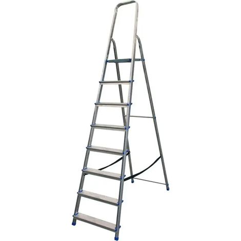Escalera de aluminio Stella Basic 8 peldaños 1,80 m