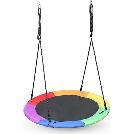 Randaco Altalena a Nido 100 cm per Bambini e Adulti – Regolabile, Portata 150 kg, Uso Interno ed Esterno (1/5)