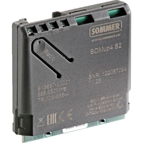 Modulo Radioricevitore Ricevitore 4 Canali Fm 868,95 Mhz SOMMER SOMUP4 S2 YS13687-00001