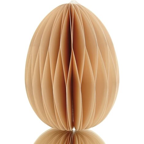 Kaemingk Osterdeko Papier-Ei Ø 4,5 cm Höhe 6 cm - orange - 100% FSC