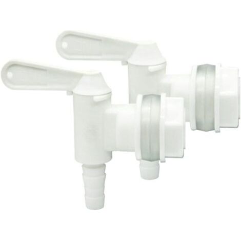 Rubinetto per acqua in plastica in 2 pezzi, rubinetto per secchio di imbottigliamento in plastica, rubinetto per secchio per birrificazione casalinga, rubinetto di ricambio per secchio di fermentazion