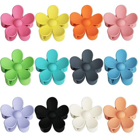 12 Haarspangen, Haaraccessoires, geeignet für Frauen und Mädchen, in 12 Farben (1/4)