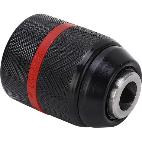 Mandrin de perçage sans clé 1/2‑20UNF, mandrin de perçage électrique à serrage automatique, plage de serrage 2‑13 mm, rond 58 mm / 2,3 po (1/5)