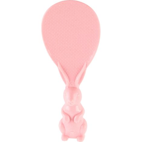 Cuillère à riz lapin rose antiadhésive, pelle à riz autonome en forme de lapin, cuillère de service debout (1/5)