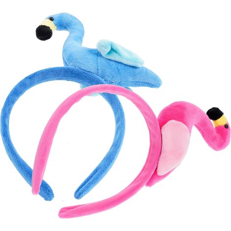 2-Piece Cartoon Flamingo Headband, Decorative Accessory (1/5)