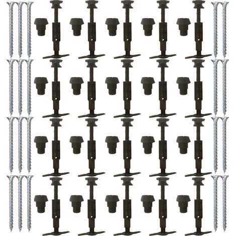 Lot de 20 Supports AP INTER - Appui intermédiaire + 20 vis bois Ø5,0x30 tête fraisée TX - Référence : JSRAPINTER + FIS670350 (1/5)