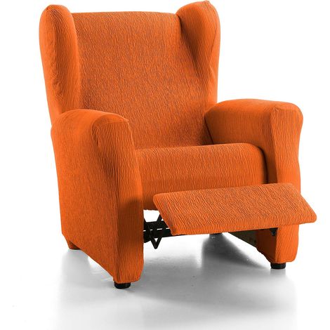 Housse Fauteuil Relax, Tissu, Orange, 33 x 8 x 42 cm (1/5)