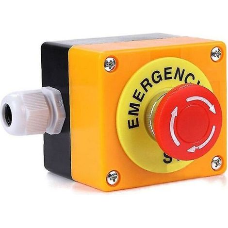 Bouton Arrêt D'Urgence - 22 mm - NO NC - 10 A 660 V - Autoverriegelung - Pour Environnement Exigeant - 1 Pièce (1/4)