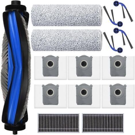 ALLIANDISAccessoires pour Ecovacs Deebot T80 omni, JKOISL 1brosse à rouleau principale 6sacs à poussière 4brosses latérales 2filtres 2serpillières (1/5)