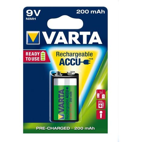 Batteria 9v 200mah per scaldabagno ariston