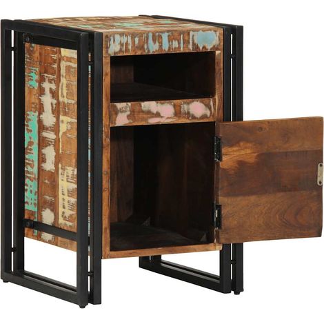 Maison Exclusive - Nachttisch 40x40x59 cm Altholz Massivholz