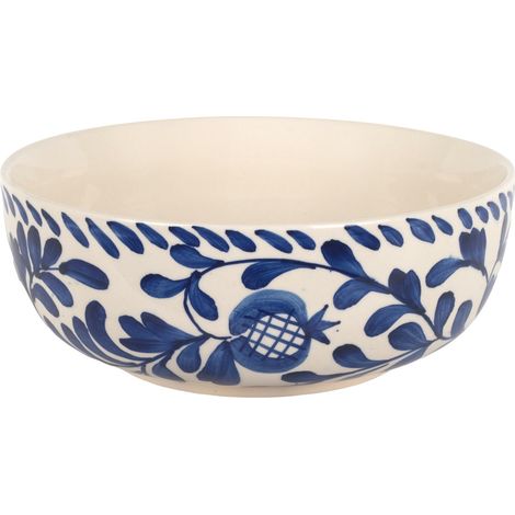 Signes Grimalt Cuenco Bol Decoracion  Cuenco L Ceramica Y Gres Negro 25x25x10cm 37716