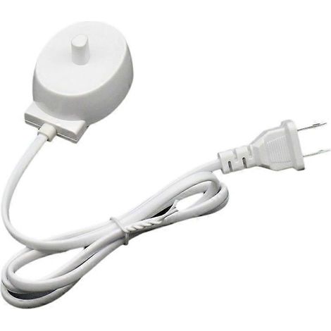 Ladegerät für elektrische Zahnbürsten der Braun Oral-B D12/D20/D16 Serie (Typ 3737) – Ersatz-Reisekabel mit US-Stecker (1/5)