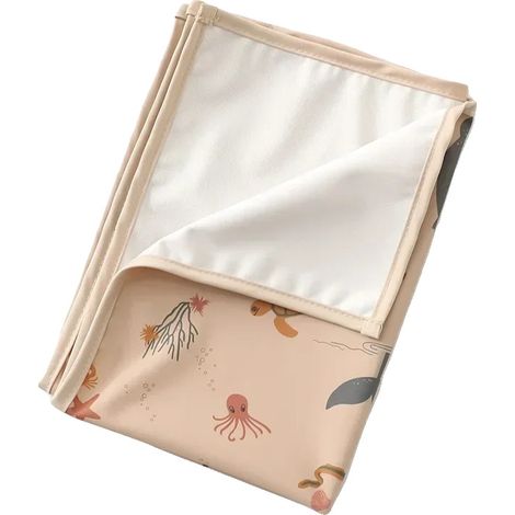 Fasciatoio portatile, impermeabile, design compatto, rosa oceano (35x50 cm) (1/2)