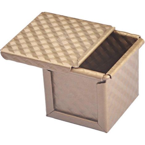 Kastenform mit Deckel, Antihaftbeschichtung, Wellenmuster, Toastbox, Toastformen aus Aluminiumlegierung