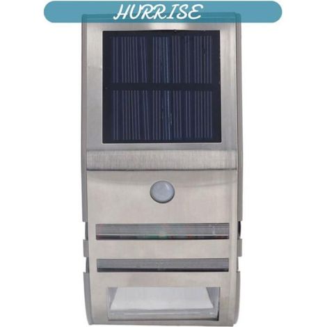Sonew Applique solaire PIR HUMAN Induction Lampe Murale Solaire, Lumière Solaire Solaire en Acier Inoxydable 40lm jardin borne (1/5)