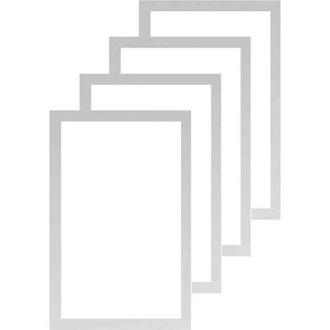 Cadre photo A4 pour certificat, cadre photo, cadre pour affiche avec plexiglas pour fixation murale, 21 x 30 cm, lot de 4 (1/5)