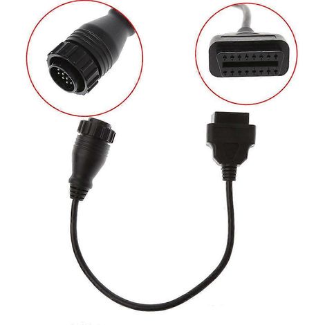Adaptateur de câble de diagnostic OBD2 14 broches vers 16 broches pour ressort (1/4)